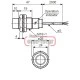 Επαγωγικός διακόπτης Φ18 (47mm) μεταλλικός στεγανός IP67 12-24VDC εμβέλεια 8mm 2 καλ.-NC PRT18-8DC Επαγωγικός διακόπτης Φ18 (47mm) μεταλλικός στεγανός IP67 12-24VDC εμβέλεια 8mm 2 καλ.-NC PRT18-8DC