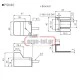 Επαγωγικός διακόπτης τετράγωνος 40x40 12-24VDC εμβέλεια 20mm NPN - NO PSN40 – 20DN Επαγωγικός διακόπτης τετράγωνος 40x40 12-24VDC εμβέλεια 20mm NPN - NO PSN40 – 20DN