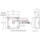 Επαγωγικός διακόπτης τετράγωνος 80x80 12-48VDC εμβέλεια 50mm PNP - NO + NC AS80-50DP3