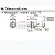 Επαγωγικός διακόπτης σύνδεσης Φ12 με CONNECTOR M12 12-24VDC εμβέλεια 4mm PNP - NC PRCM12-4DP2