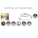 Απλίκα τοίχου SMALL οβάλ γύψινη για λάμπα G9 max 6W 180x95x90mm σε λευκό χρώμα Απλίκα τοίχου SMALL οβάλ γύψινη για λάμπα G9 max 6W 180x95x90mm σε λευκό χρώμα