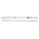 Λάμπα led τύπου φθορίου γυάλινη T8 60cm 9W 230V 210° 4000K ενδιάμεσο φως με τροφοδοσία στα 2 άκρα