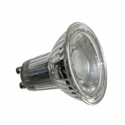 Λάμπα LED SMD GU10 6W 230V γυάλινη ντιμαριζόμενη 3000k θερμό λευκό φως 3 επιπέδων