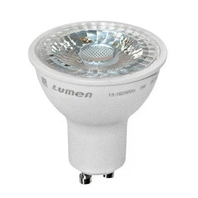 Λάμπα LED GU10 5W 230V AC θερμό λευκό φως 2700k 500 Lumen δέσμης 30° Ø50mm