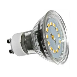 Λάμπα led SMD GU10 ντιμαριζόμενη 3 επιπέδων 5W 230V δέσμης 110° 6200K λευκό ψυχρό φως