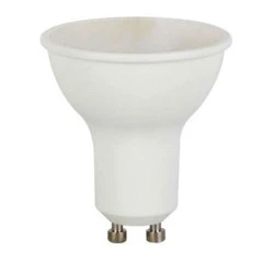Λάμπα LED GU10 8W 230V δέσμης 105° ψυχρό λευκό φως 6200k 800Lumen Ø50mm