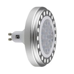 Λάμπα led τύπου AR111 GU10 ισχύος 15W 230V 4000k ενδιάμεσο λευκό φως δέσμης 24° 1500lm