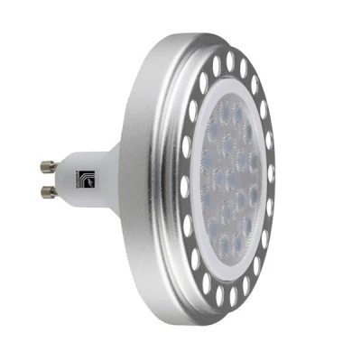 Λάμπα led τύπου AR111 GU10 ισχύος 15W 230V 4000k ενδιάμεσο λευκό φως δέσμης 24° 1500lm
