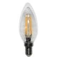 Διακοσμητική λάμπα led cog κεράκι διάφανη E14 6W 230V 5800k ψυχρό λευκό φως ευρείας δέσμης 360° Διακοσμητική λάμπα led cog κεράκι διάφανη E14 6W 230V 5800k ψυχρό λευκό φως ευρείας δέσμης 360°