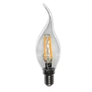 Διακοσμητική λάμπα led cog κεράκι με μύτη διάφανη E14 6W 230V 2800k θερμό λευκό φως 660lm