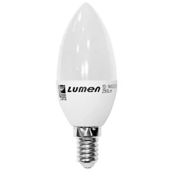 Λάμπα LED κεράκι C37 E14 3W 230V θερμό λευκό φως 3000k δέσμης 240° 300 Lumen