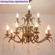 Λάμπα led C37 Ε14 κερί με μύτη ισχύος 6W 230V 6200k ψυχρό λευκό με ματ κάλυμμα Economy