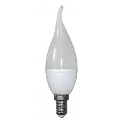 Λάμπα led C37 Ε14 κερί με μύτη ισχύος 6W 230V 6200k ψυχρό λευκό με ματ κάλυμμα Economy