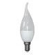 Λάμπα led C37 Ε14 κερί με μύτη ισχύος 6W 230V 6200k ψυχρό λευκό με ματ κάλυμμα Economy Λάμπα led C37 Ε14 κερί με μύτη ισχύος 6W 230V 6200k ψυχρό λευκό με ματ κάλυμμα Economy