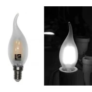 Λάμπα led filament κερί με μύτη Ε14 COG 6W 230V 4000k ενδιάμεσο φως 700lm δέσμης 360° με ματ κάλυμμα Λάμπα led filament κερί με μύτη Ε14 COG 6W 230V 4000k ενδιάμεσο φως 700lm δέσμης 360° με ματ κάλυμμα