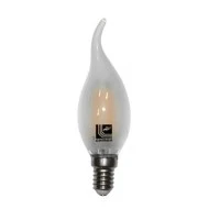 Λάμπα led filament κερί με μύτη Ε14 COG 6W 230V 4000k ενδιάμεσο φως 700lm δέσμης 360° με ματ κάλυμμα