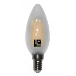 Διακοσμητική λάμπα led filament COG C35 Ε14 6W 230V 2800k θερμό λευκό φως ντιμαριζόμενη κεράκι ματ