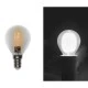 Λάμπα led filament σφαιρική Ε14 COG 4W 230V 4000k ενδιάμεσο φως δέσμης 360° 460lm με ματ κάλυμμα Λάμπα led filament σφαιρική Ε14 COG 4W 230V 4000k ενδιάμεσο φως δέσμης 360° 460lm με ματ κάλυμμα