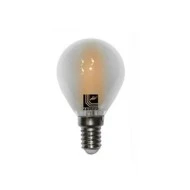 Διακοσμητική λάμπα led COG σφαιρική ματ E14 ισχύος 6W 230V 2800k θερμό λευκό φως 660lm