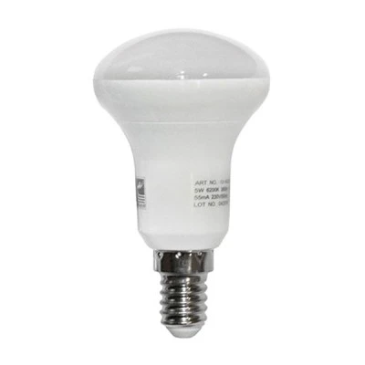 Λάμπα LED R50 καθρέπτου E14 5W 230V AC ψυχρό λευκό φως 6200k 500Lumen δέσμης 110° 30000h