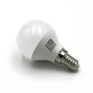 Λάμπα led σφαιρική E14 3W 230V ψυχρό φως 6200k 240Lumen δέσμης 220° value