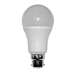 Λάμπα led A65 B22 αχλάδι 15W 230V 3000k θερμό λευκό φως δέσμης 240° 1500lm με πλαστική επικάλυψη