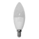 Λάμπα led E14 C37 κεράκι 8W 230V 6200k ψυχρό λευκό φως δέσμης 240° 800lm με πλαστική επικάλυψη Λάμπα led E14 C37 κεράκι 8W 230V 6200k ψυχρό λευκό φως δέσμης 240° 800lm με πλαστική επικάλυψη