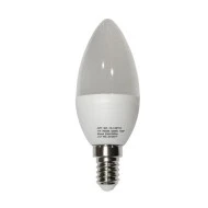 Λάμπα led E14 C37 κεράκι 7W 230V 6200k ψυχρό λευκό φως δέσμης 240° 700lm με πλαστική επικάλυψη