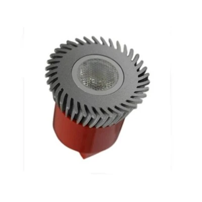 Λάμπα led ισχύος MR16 GU5.3 3W 230V δέσμης 30° με εναλλάξιμο φακό 3000K θερμό φως με 1 LED