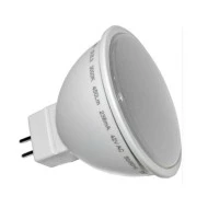 Λάμπα LED SMD MR16 GU5.3 ισχύος 5W 42VAC δέσμη 105° 3000k θερμό λευκό φως πλαστική Economy