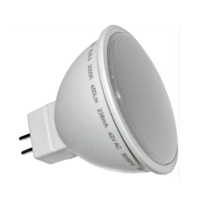 Λάμπα LED SMD MR16 GU5.3 ισχύος 5W 42VAC δέσμη 105° 3000k θερμό λευκό φως πλαστική Economy Λάμπα LED SMD MR16 GU5.3 ισχύος 5W 42VAC δέσμη 105° 3000k θερμό λευκό φως πλαστική Economy