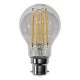 Λάμπα led cog filament τύπου αχλάδι διάφανη B22 8W 230V ψυχρό λευκό φως 5800k δέσμης 330°