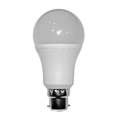 Λάμπα led A60 αχλάδι B22 15W 230V 4000K ενδιάμεσο λευκό φως δέσμης 300° Economy με ματ κάλυμμα