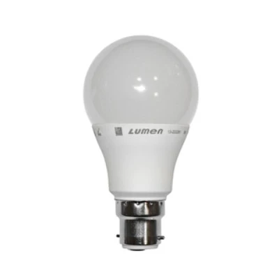 Λάμπα LED αχλάδι ματ B22 ισχύος 8W 230V 6200k ψυχρό λευκό φως δέσμης 220° 800lm