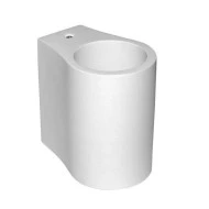 Απλίκα γύψινη για λάμπα G9 UP DOWN 100x70x100mm σε σχήμα οβάλ κυλίνδρου