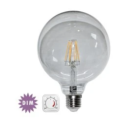 Λάμπα led Globe COG E27 Ø125mm ισχύος 12W 230V ντιμαριζόμενη 2800k θερμό λευκό φως 1560lm