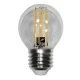 Διακοσμητική λάμπα led cog filament σφαιρική διάφανη E27 6W 230V 5800k ψυχρό λευκό φως δέσμης 360° Διακοσμητική λάμπα led cog filament σφαιρική διάφανη E27 6W 230V 5800k ψυχρό λευκό φως δέσμης 360°