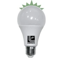 Λάμπα led αχλαδι E27 12W 230V με φωτοκύτταρο μέρας - νύχτας ενδιάμεσο λευκό φως 4000k δέσμης 220°