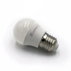 Λάμπα led σφαιρική E27 G45 Ø45mm 3W 230V ψυχρό φως 6200k 300lumen δέσμης 220°