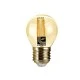 Λάμπα led cog σφαιρική Ε27 4W 230V μελί με θερμό λευκό φως 2200k & ευρεία δέσμης 360°