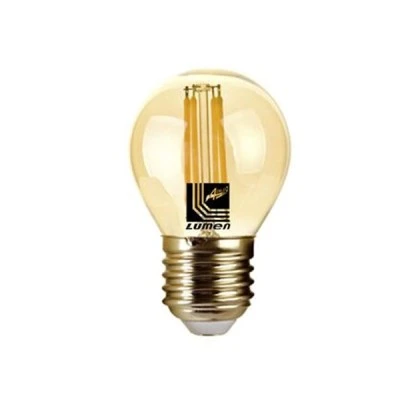 Λάμπα LED COG σφαιρική Ε27 6W ντιμαριζόμενη 600lm με θερμό λευκό φως 2200k και μελί γυαλί 360° Λάμπα LED COG σφαιρική Ε27 6W ντιμαριζόμενη 600lm με θερμό λευκό φως 2200k και μελί γυαλί 360°