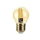 Λάμπα LED COG σφαιρική Ε27 6W ντιμαριζόμενη 600lm με θερμό λευκό φως 2200k και μελί γυαλί 360° Λάμπα LED COG σφαιρική Ε27 6W ντιμαριζόμενη 600lm με θερμό λευκό φως 2200k και μελί γυαλί 360°