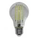 Λάμπα led filament Ε27 αχλάδι COG ισχύος 6W 230V 5800k ψυχρό φως δέσμης 360° 800lm