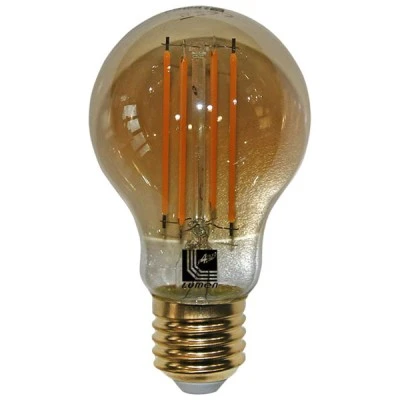 Λάμπα led Filament cog τύπου αχλάδι μελί Α60 E27 6W θερμό λευκό φως 2200k 600 Lumen Λάμπα led Filament cog τύπου αχλάδι μελί Α60 E27 6W θερμό λευκό φως 2200k 600 Lumen