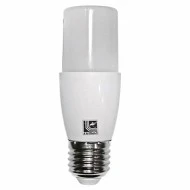 Λάμπα LED SMD σωλήνας Ε27 7W 230V 3000k θερμό λευκό φως 700lumen λευκό σώμα ματ γυαλί