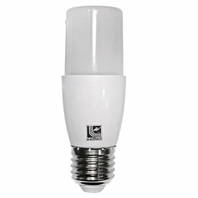 Λάμπα LED SMD σωλήνας Ε27 7W 230V 3000k θερμό λευκό φως 700lumen λευκό σώμα ματ γυαλί