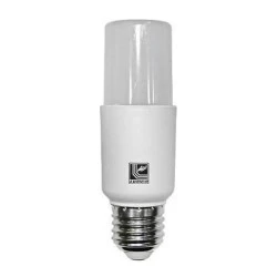Λάμπα LED SMD σωλήνας Ε27 ισχύος 9W 230V 3000K θερμό φως δέσμης 270° με ματ κάλυμμα