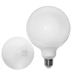 Διακοσμητική λάμπα led Globe Ø125mm E27 ισχύος 8W 230V 4000K ενδιάμεσο φως COG γάλακτος
