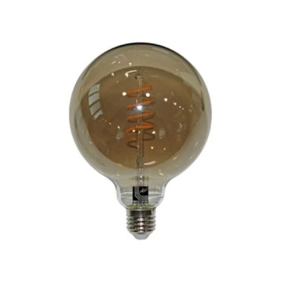 Διακοσμητική λάμπα LED COG SPIRAL Globe Φ95 E27 6W 230V 2100k θερμό φως ντιμαριζόμενη 360lm