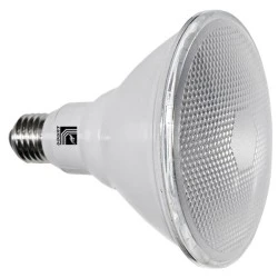 Λάμπα led PAR38 E27 ισχύος 6W 230V θερμό λευκό φως 3000k 600Lm δέσμης 38° στεγανή IP65